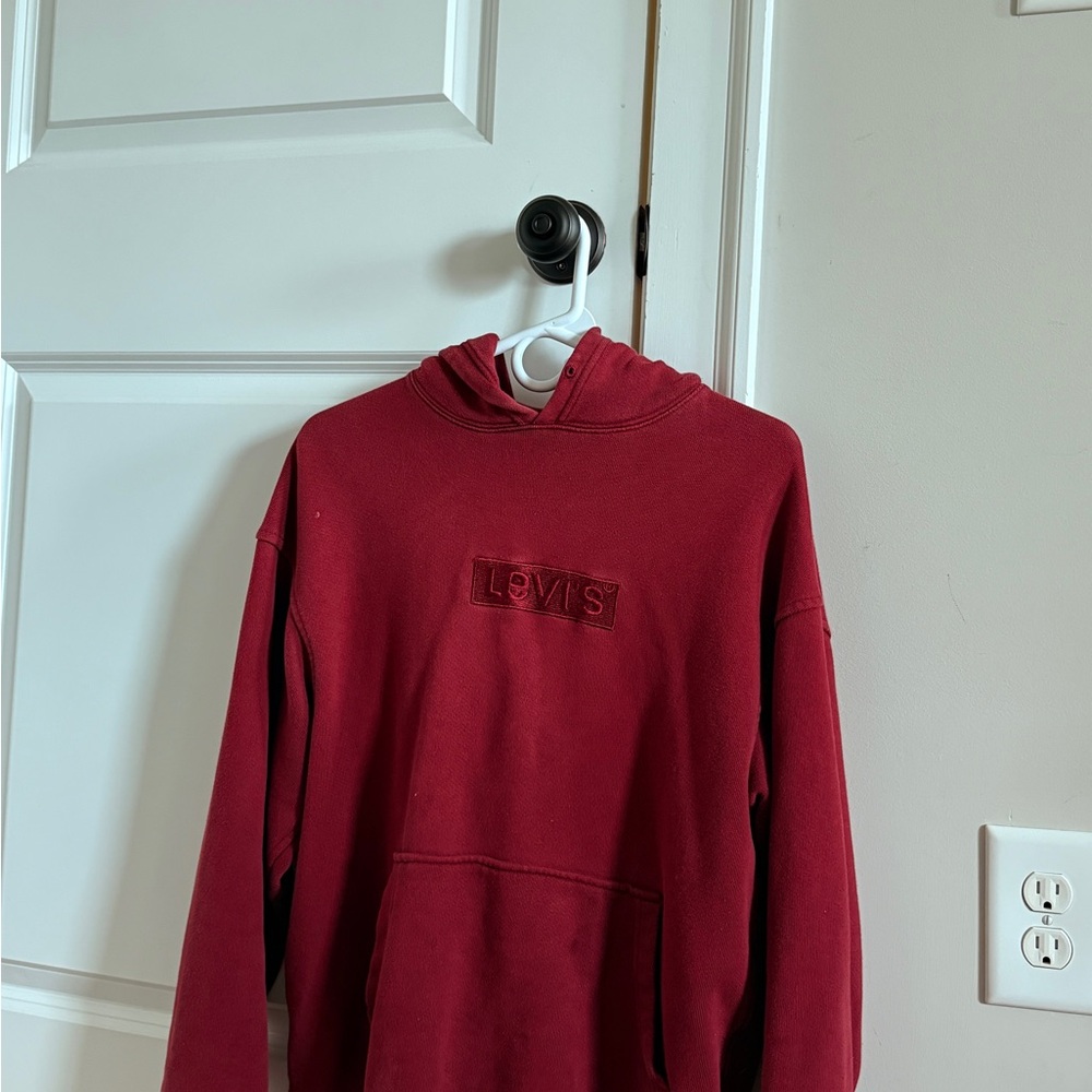 Levi's Women’s Burgundy Hoodie Sweater